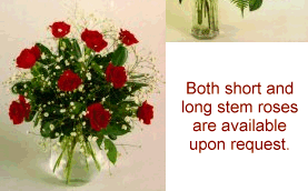 Short stem roses